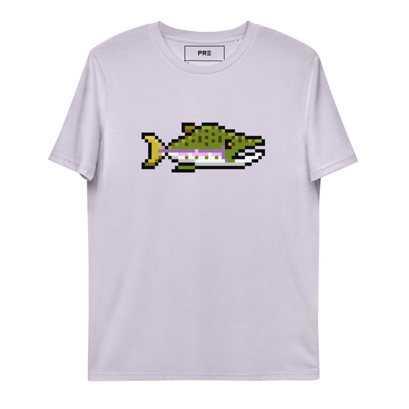 CryptoFish Pre Season Pink Salmon organic cotton t-shirt