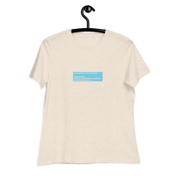 For Aquatic Applications Women's T-Shirt